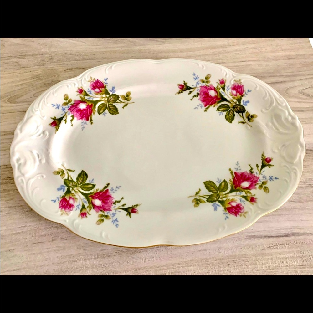 Walbrzych Oval Platter, Made in Poland